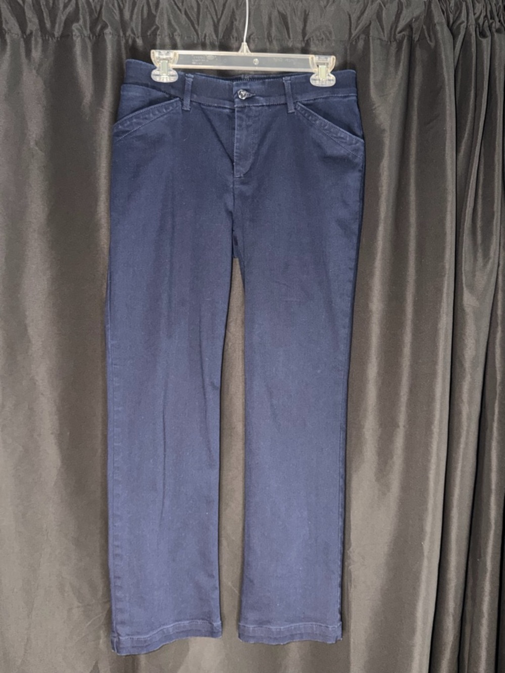 Lee Women’s Straight Leg Flex Motion Pants in Navy Size 8 Short —#029 - Picture 2 of 7